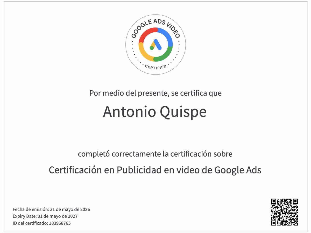 certificado youtube music