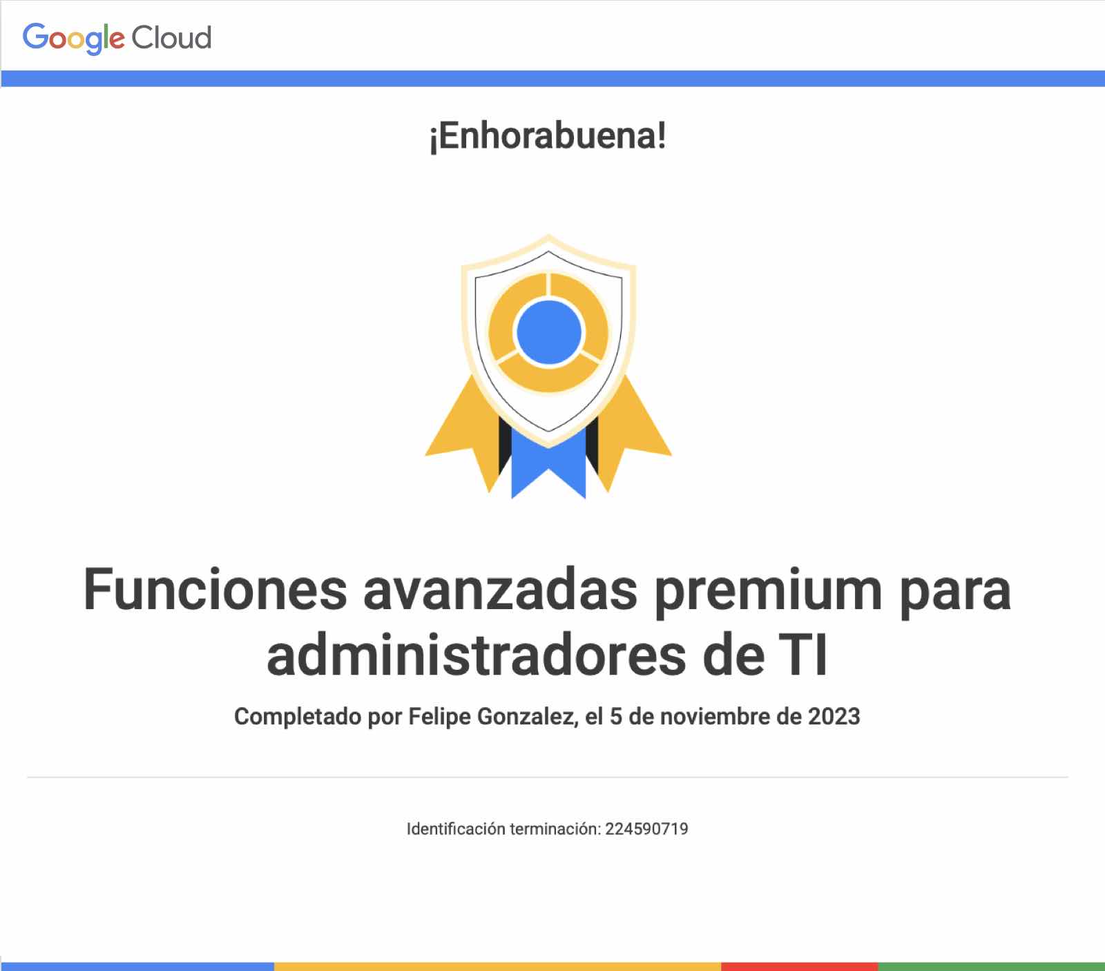Google Cloud Funciones Avanzadas Premium Admin TI