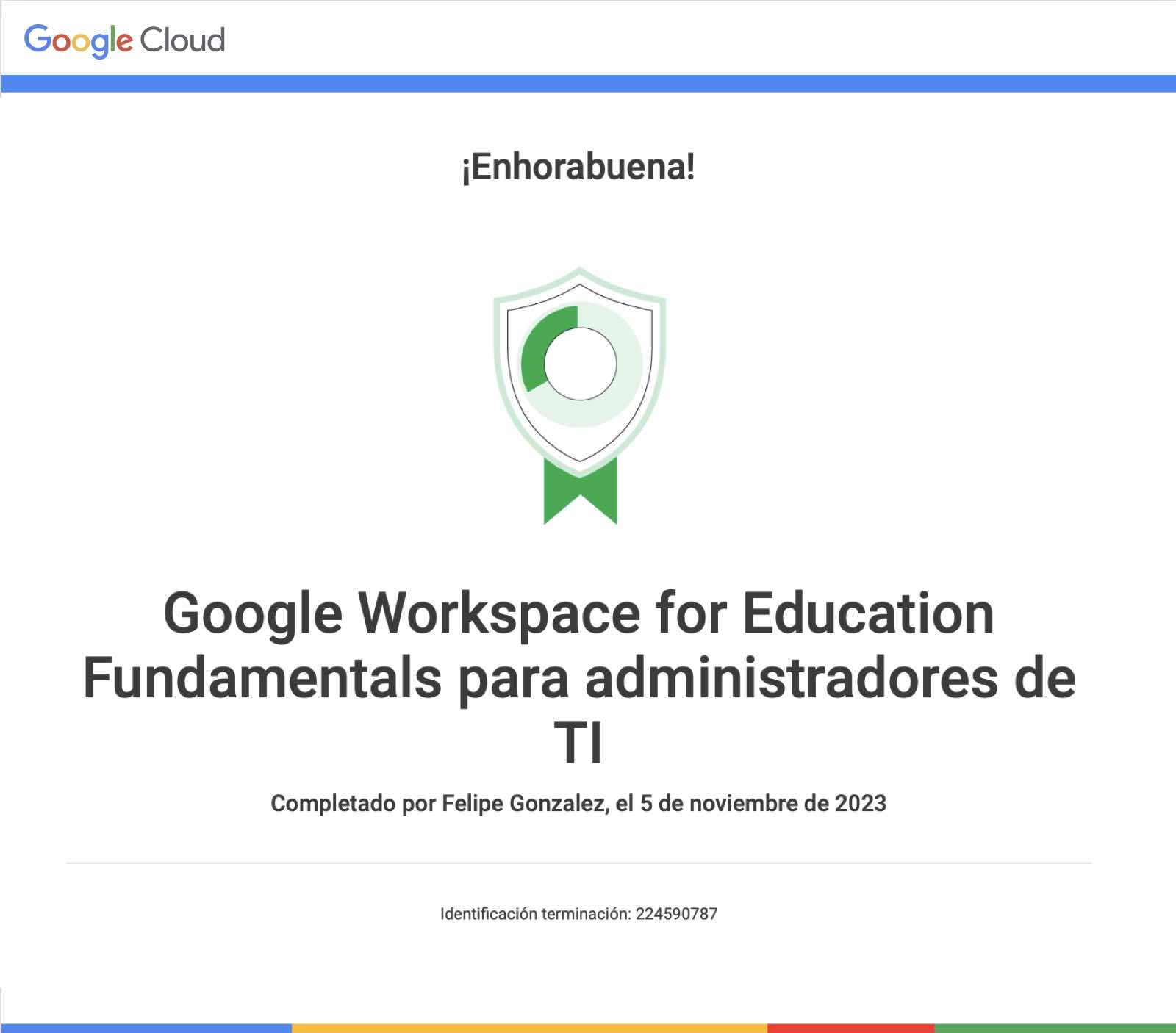 Google Workspace for Education Admin TI