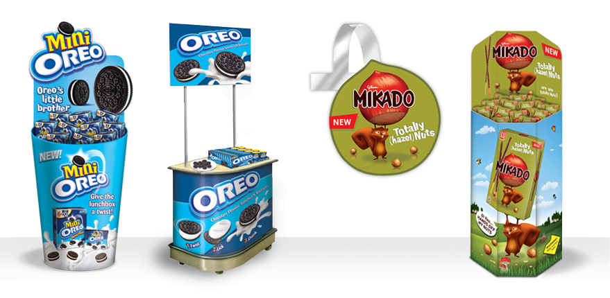 material pos, marketing branding