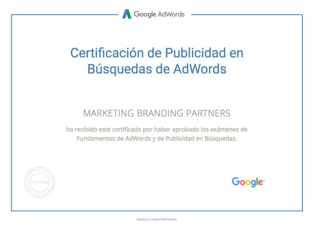 certificacion examen google adwords, examen google adwords