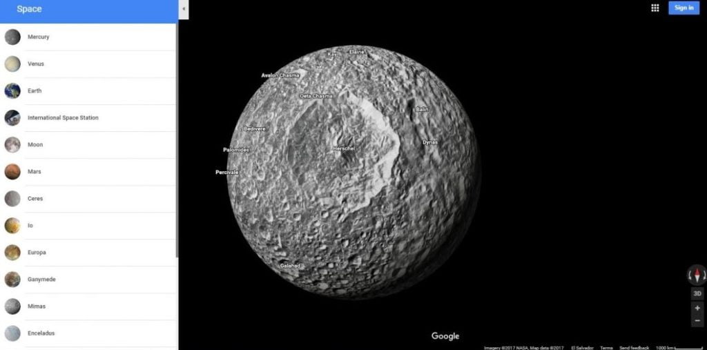 Google Maps Ahora Te Permite Explorar 17 Planetas