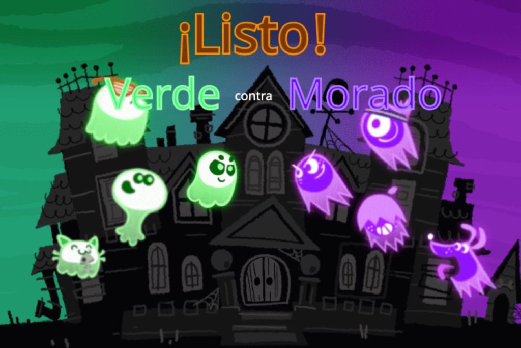 great ghost duel, google doodles, juegos de google