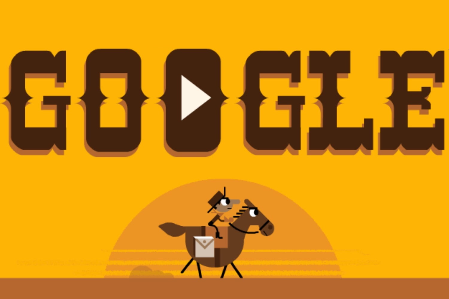 Pony Express Google Doodle - Marketing Branding