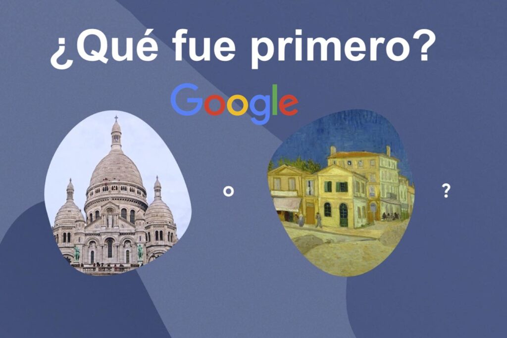 qué fue primero, what came first google