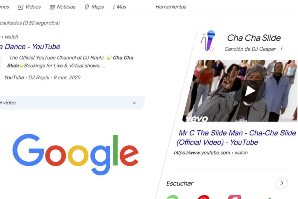 cha cha slide, cha cha slide google