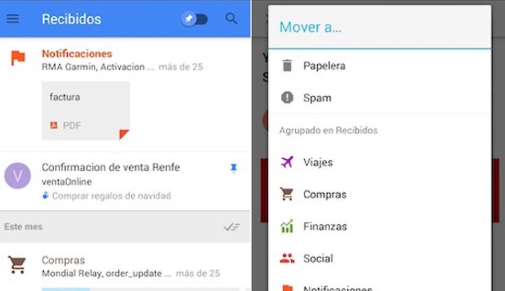 inbox by gmail, inbox español