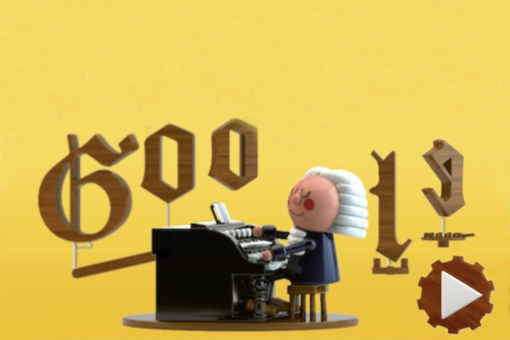Google Doodle Bach, juegos de musica