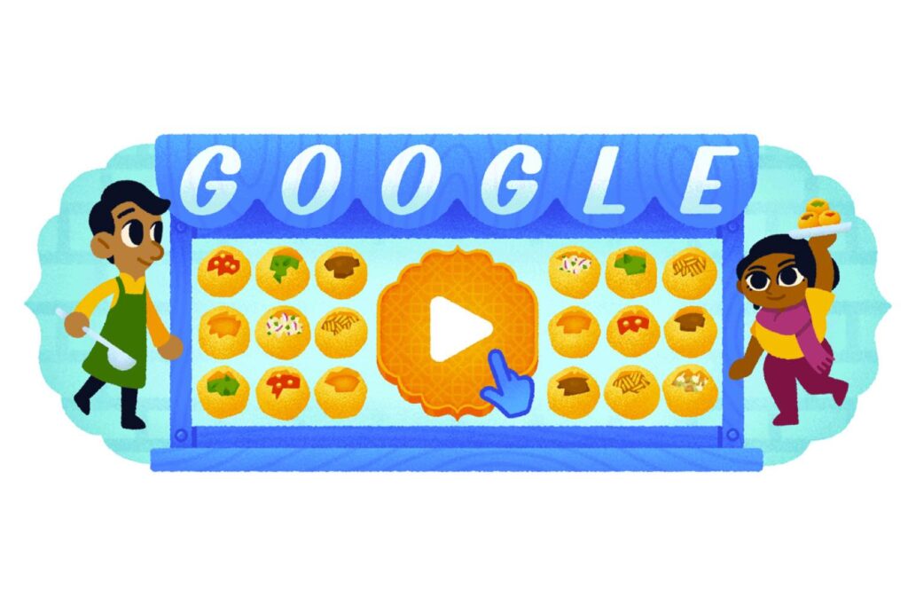 pani puri google, pani puri juego