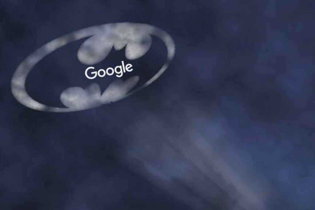 Batiseñal Google, google batman